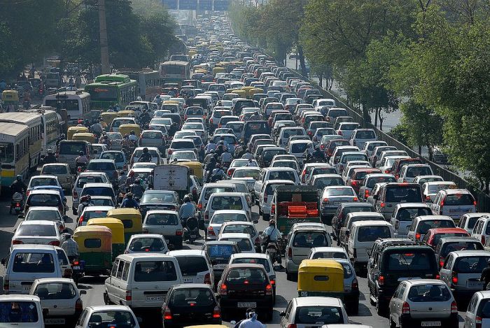A-Traffic-Jam-in-India
